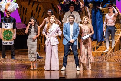 Lea Michele, Jessica Chastain, Josh Groban, Annaleigh Ashford Photo