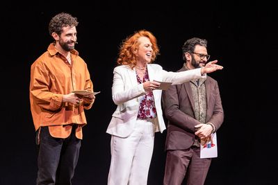 Brandon Uranowitz, Carolee Carolee Carmello, Arian Moayed Photo