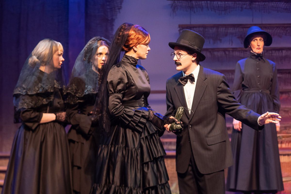 Colleen Perry, Haley Jane Schafer, Amanda Handegan, Callan Roberts, and McKinley Carter at 