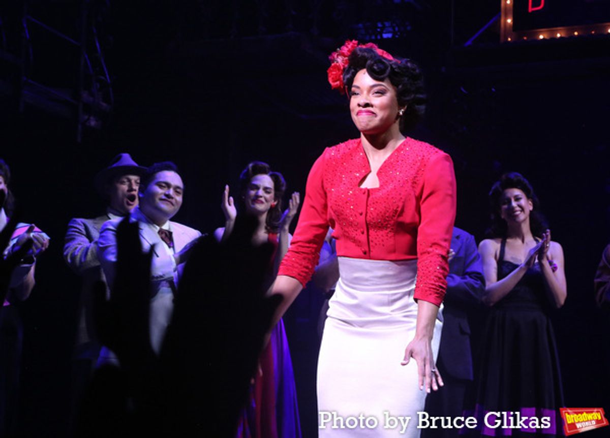 Anna Uzele and Cast at 