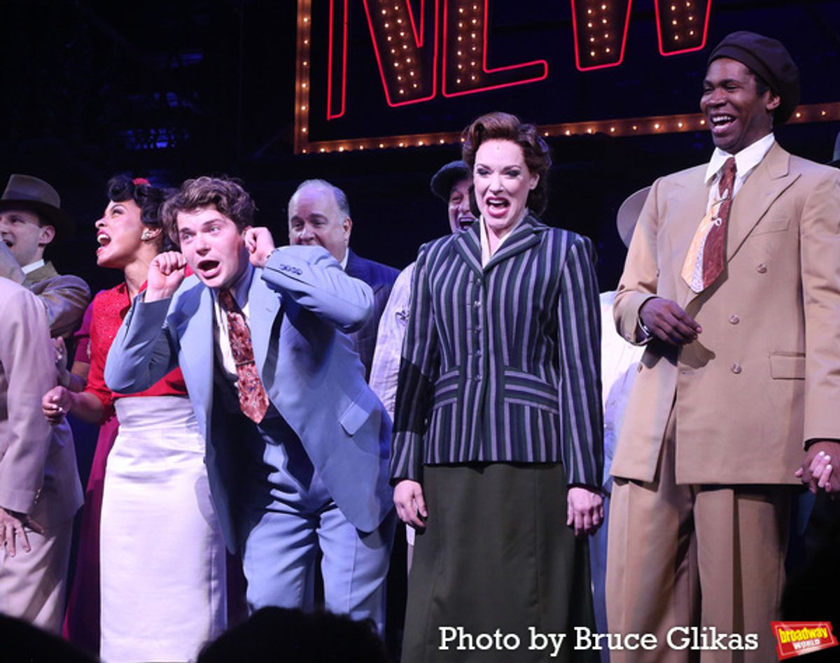 Anna Uzele, Colton Ryan at 