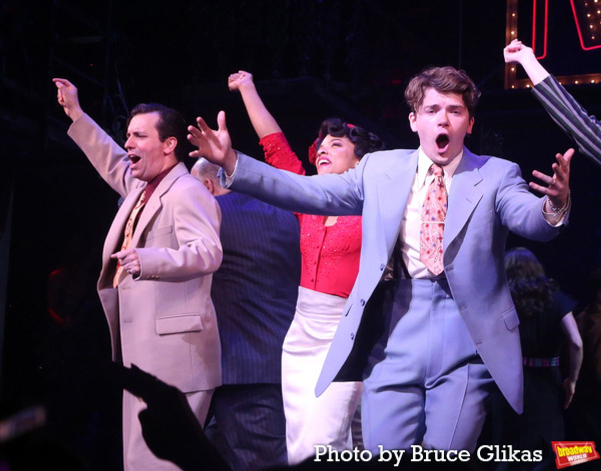 Anna Uzele, Colton Ryan at 