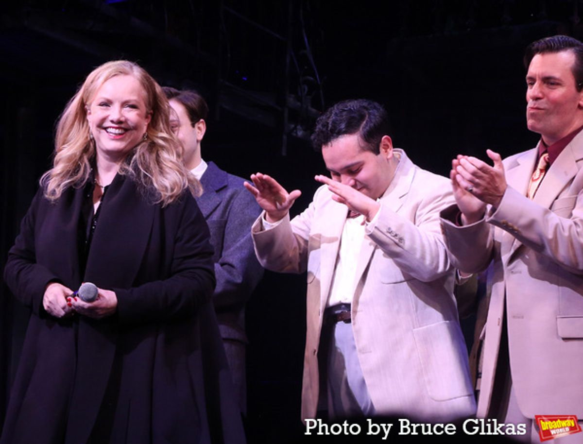 Director Susan Stroman, Angel Sigala and Clyde Alves at 