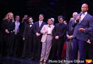 Susan Stroman, NYC Mayor Eric Adams and The Company of ''New York, New York'' Photo