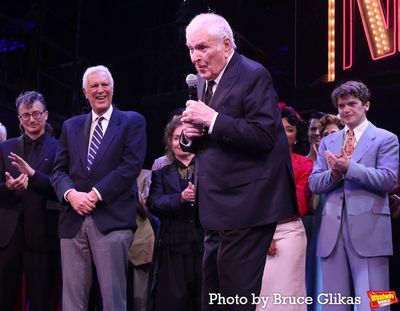 Beowulf Boritt, Ken Billington,Donna Zakowska, John Kander, Anna Uzele and Colton Rya Photo