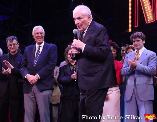 Beowulf Boritt, Ken Billington,Donna Zakowska, John Kander, Anna Uzele and Colton Rya Photo