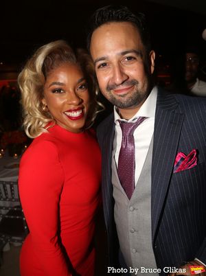 Anna Uzele and Lin-Manuel Miranda @ BroadwayWorld Anna Uzele and Lin-Manuel Miranda Photo