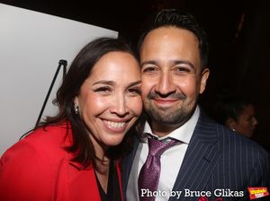 Andrea Burns and Lin-Manuel Miranda Photo