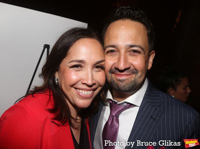 Andrea Burns and Lin-Manuel Miranda Photo