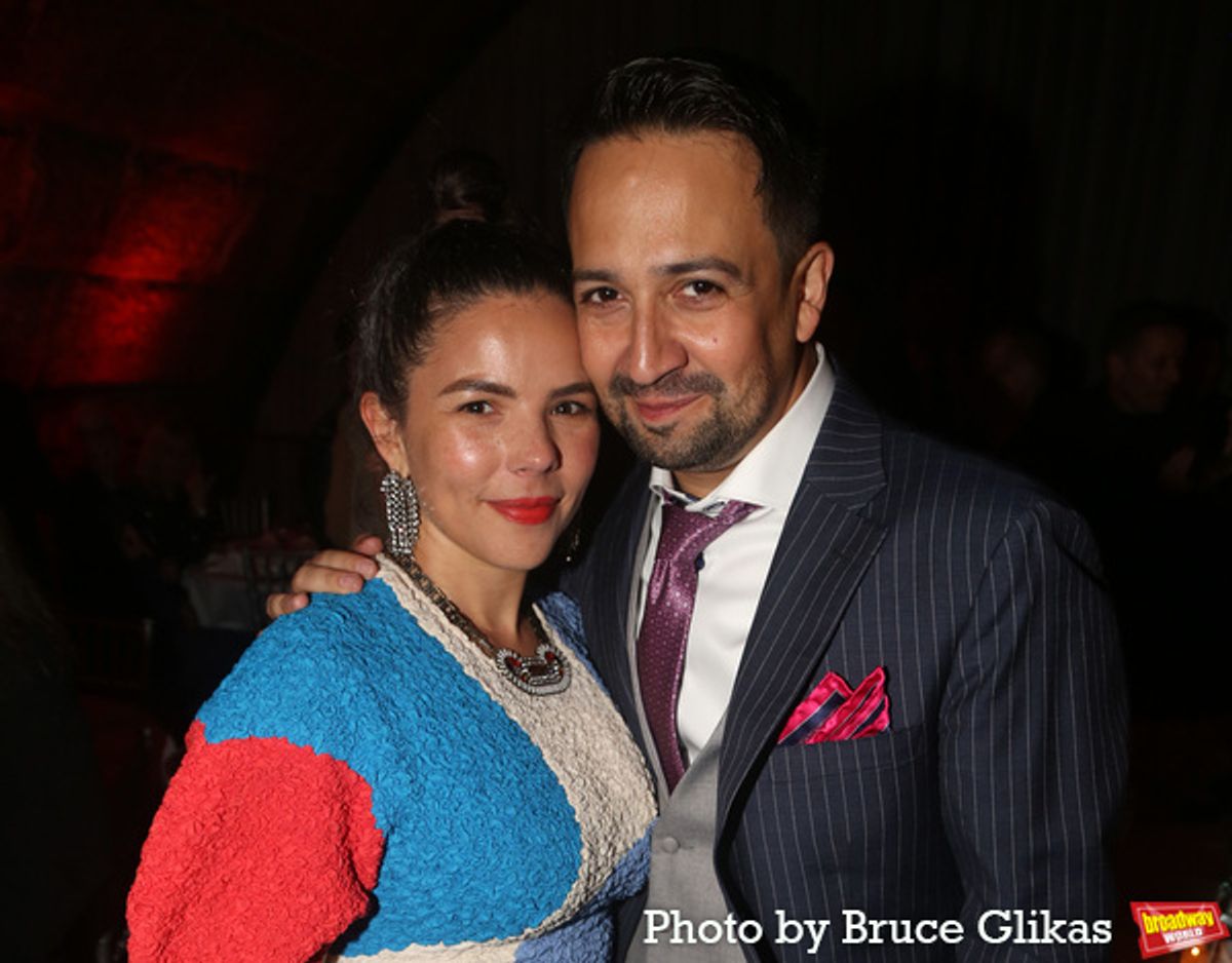 Vanessa Nadal and Lin-Manuel Miranda at 