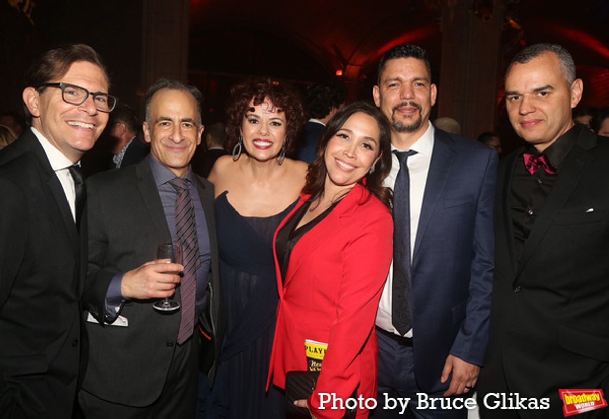 Peter Flynn, David Pitu, JAnet Dacal, Andrea Burns, Emilio Alvarado and Armando Dacal at 