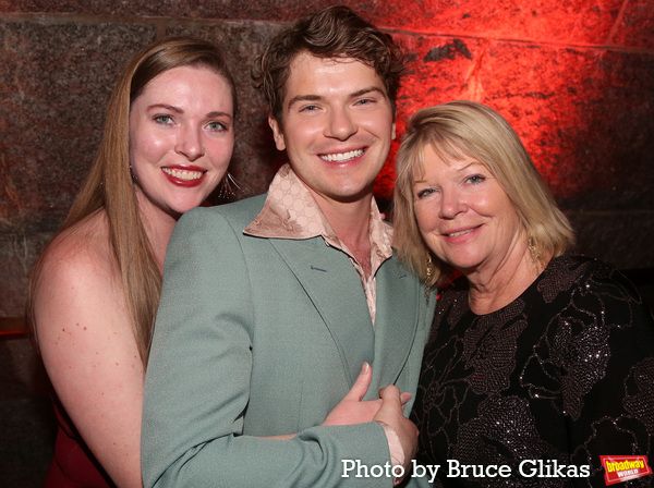 Colton Ryan with his Sister and Mother  Photo