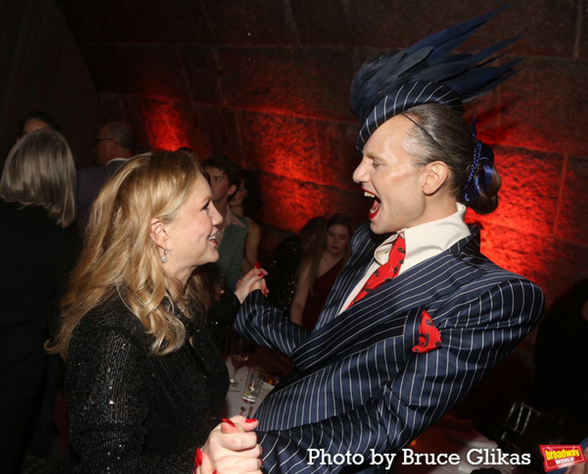 Director/Choreographer Susan Stroman and Jordan Roth at 