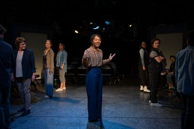 Alani Gross-Roberts with Linda Reiter, Rebecca Jordan, Anne Sheridan Smith, Tina Muñ Photo