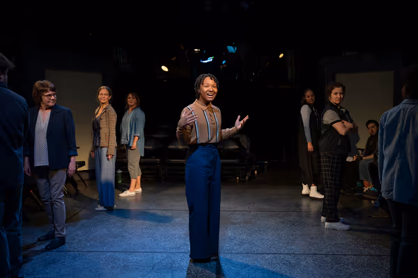 Alani Gross-Roberts with Linda Reiter, Rebecca Jordan, Anne Sheridan Smith, Tina Muñ Photo