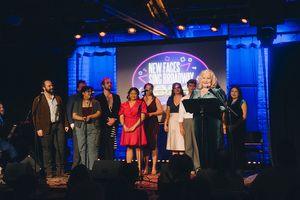Host Honey West and the New Faces Sing Broadway 1984 Cast  Photo