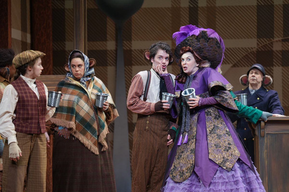 Ryan London Levin (Tony), Autumn Ness (Gussie), Dean Holt (Official), Mabel Weismann (Ensemble), and Deidre Cochran at 