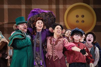 Reed Sigmund (Honest John), Autumn Ness (Gussie), Kiko Laureano (Bridget), Matthew Wo Photo