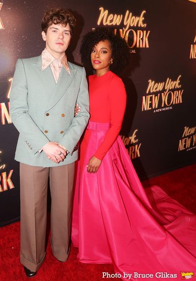 Colton Ryan and Anna Uzele  Photo