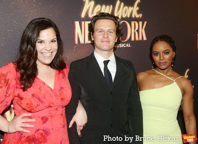 Lindsay Mendez, Jonathan Groff and Krystal Joy Brown Photo