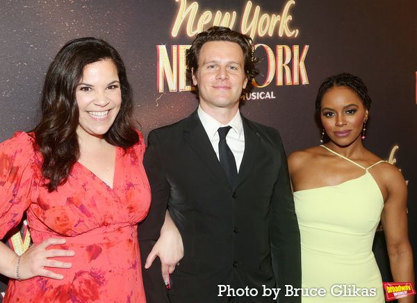 Lindsay Mendez, Jonathan Groff and Krystal Joy Brown Photo