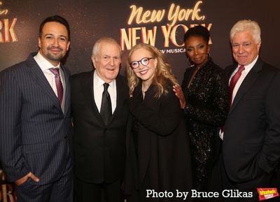 Lin-Manuel Miranda, John Kander, Susan Stroman, Sharon Washington and David Thompson Photo