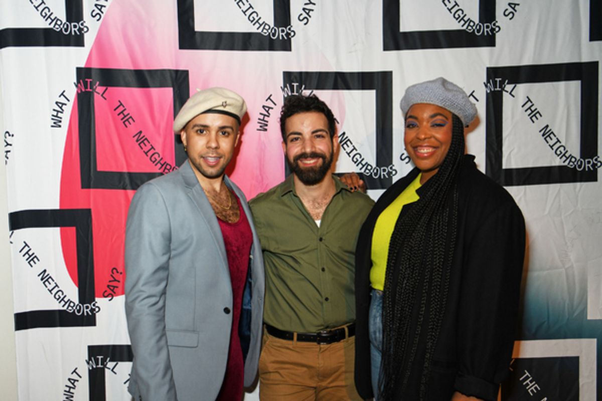 Xavier Reyes, Will Shish, and Kathryn Allison at 