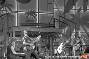 The Rock Of Ages Band that incluses-Jonathan  Brenner (Music Director), Matthew Herma Photo