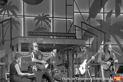 The Rock Of Ages Band that incluses-Jonathan  Brenner (Music Director), Matthew Herma Photo