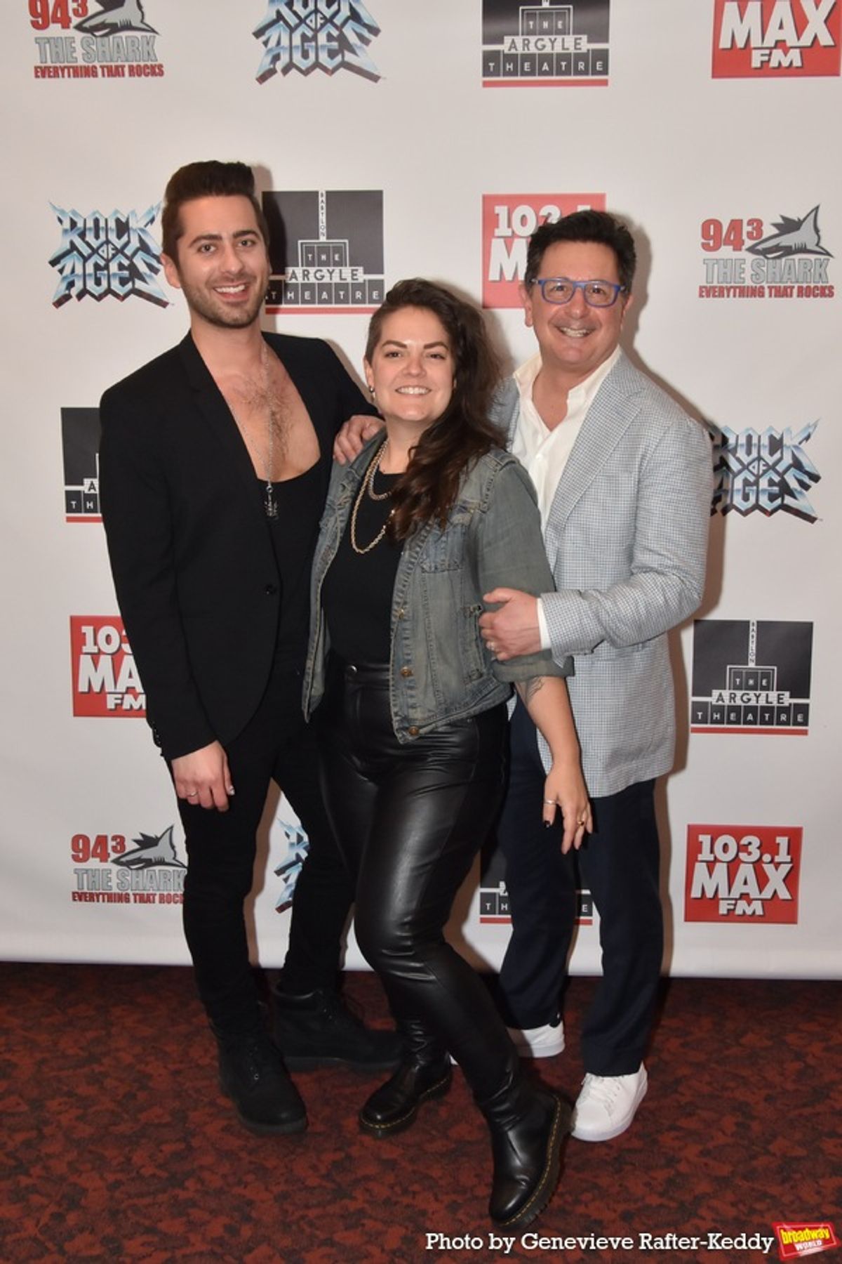 Jonathan Brenner, Sarah Goodman (Sound Design) and Evan Pappas at 