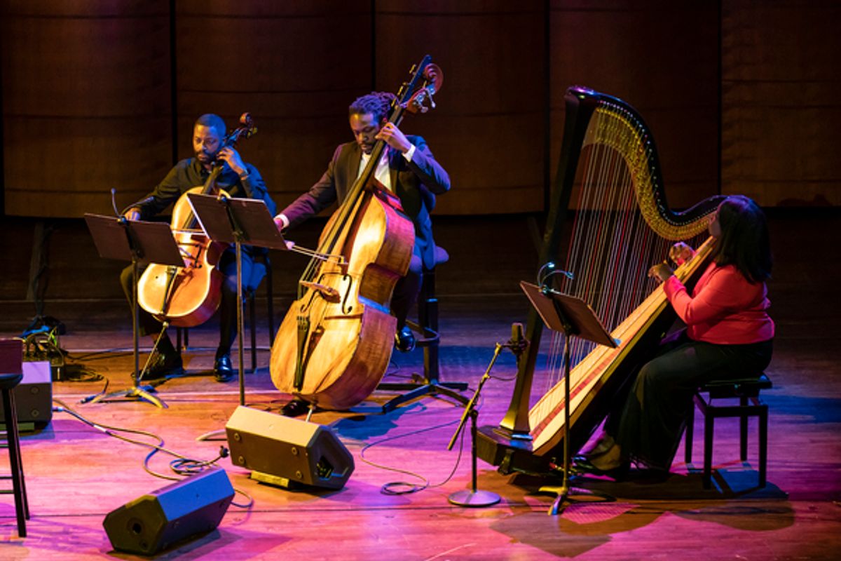 L-RMalcolm Parson, Chris Johnson & Cassie Watson Francillon in Each Kindness. Photo by Scott Suchman. at 