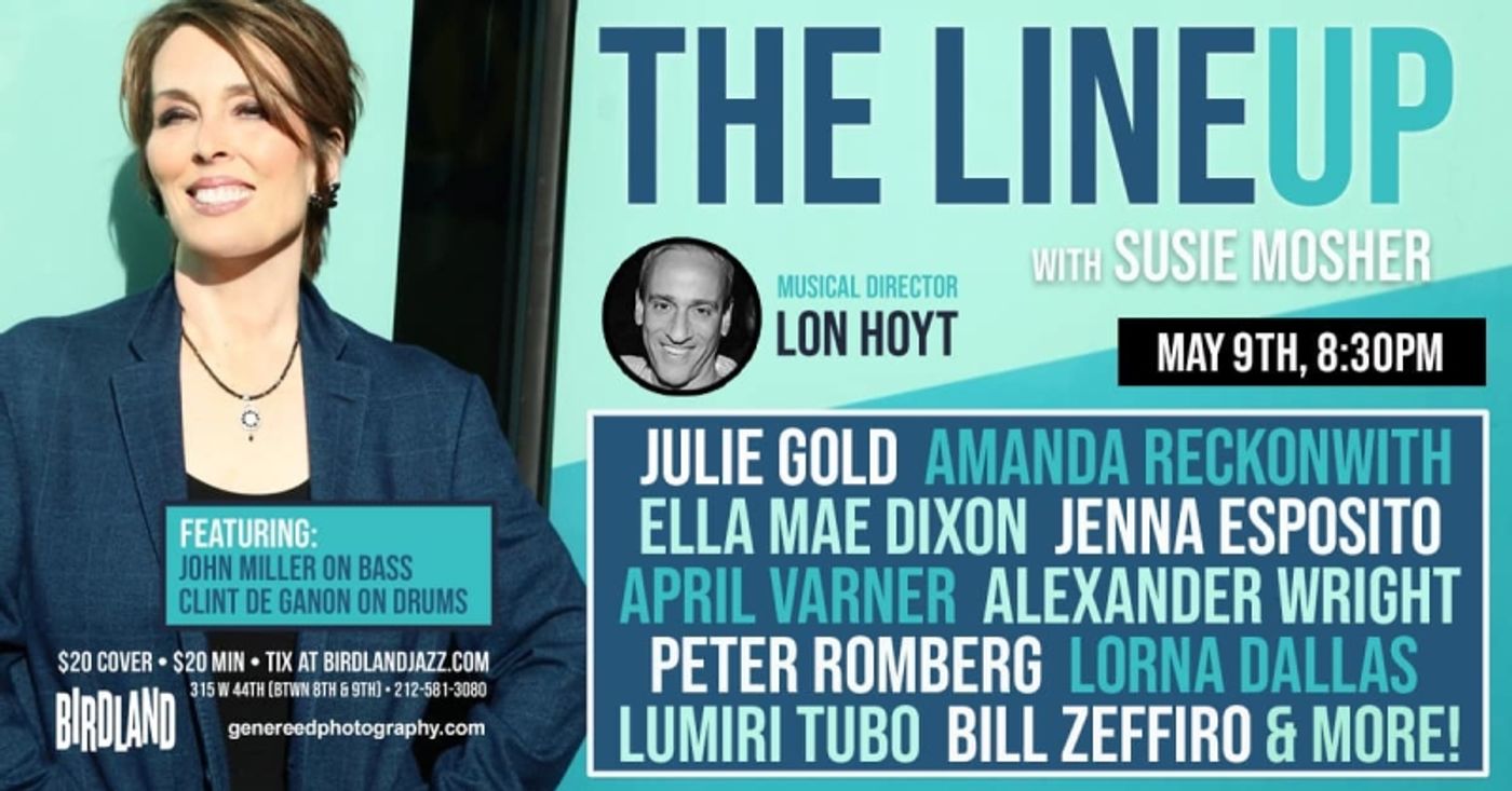 Photos: Matt Baker Lenses The Latest LINEUP WITH SUSIE MOSHER At Birdland Theater  Image