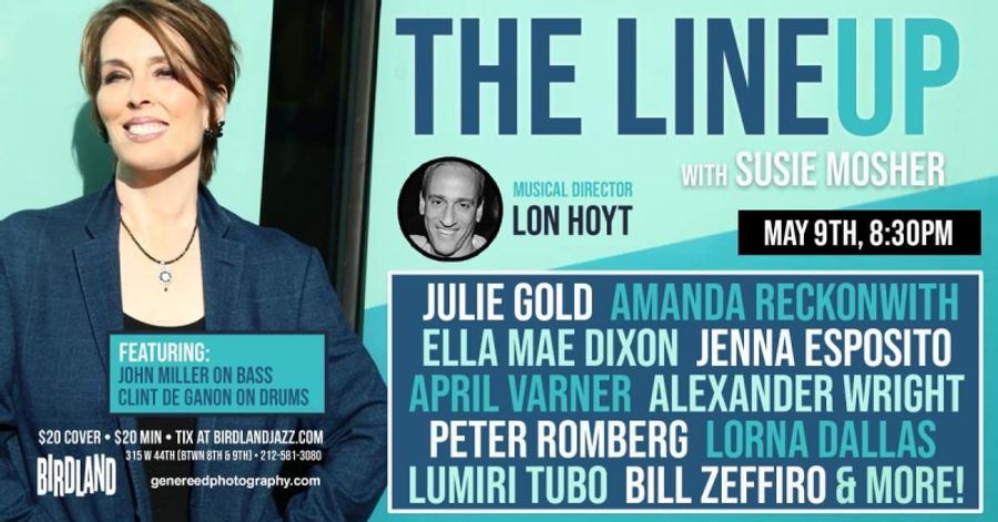 Photos: Matt Baker Lenses The Latest LINEUP WITH SUSIE MOSHER At Birdland Theater Image