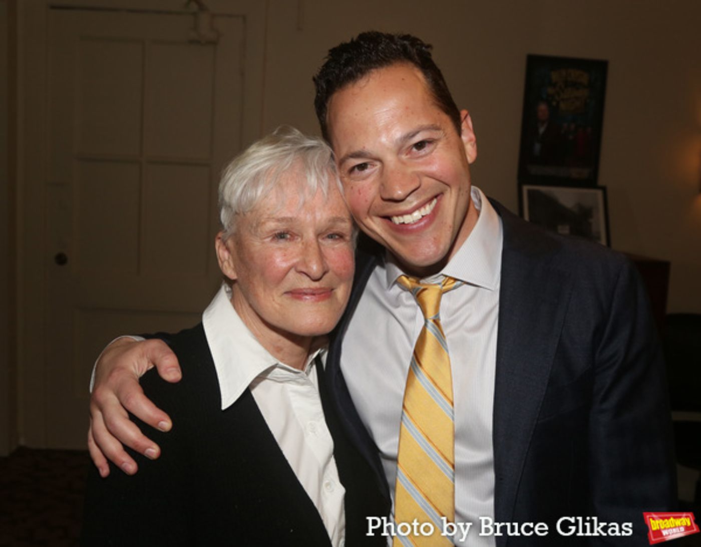 Photos: Glenn Close Visits SHUCKED on Broadway  Image