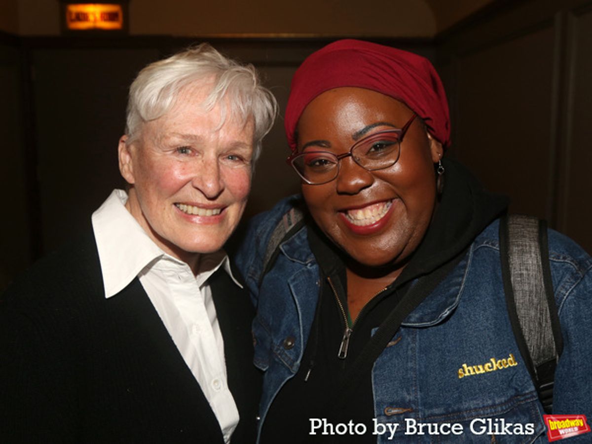 Glenn Close and Ashley D. Kelley at 