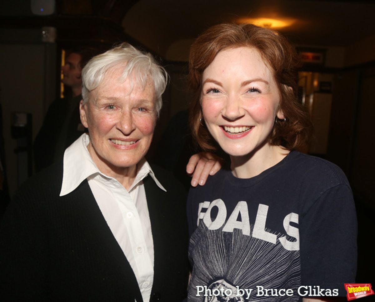 Glenn Close and Caroline Innerbichler at 