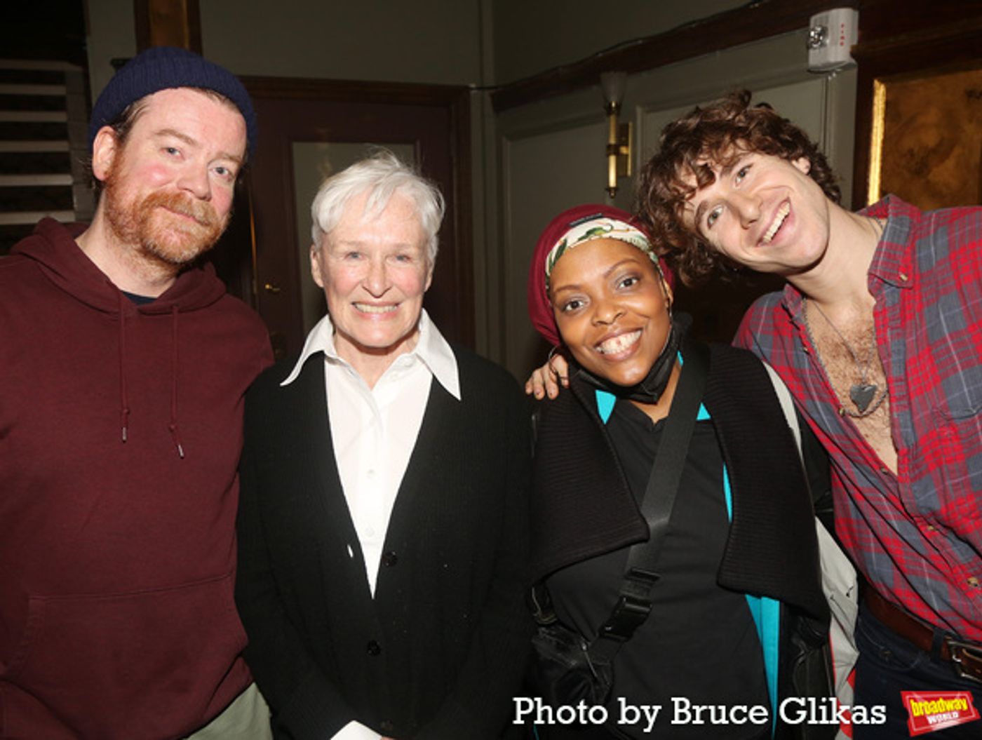 Photos: Glenn Close Visits SHUCKED on Broadway  Image