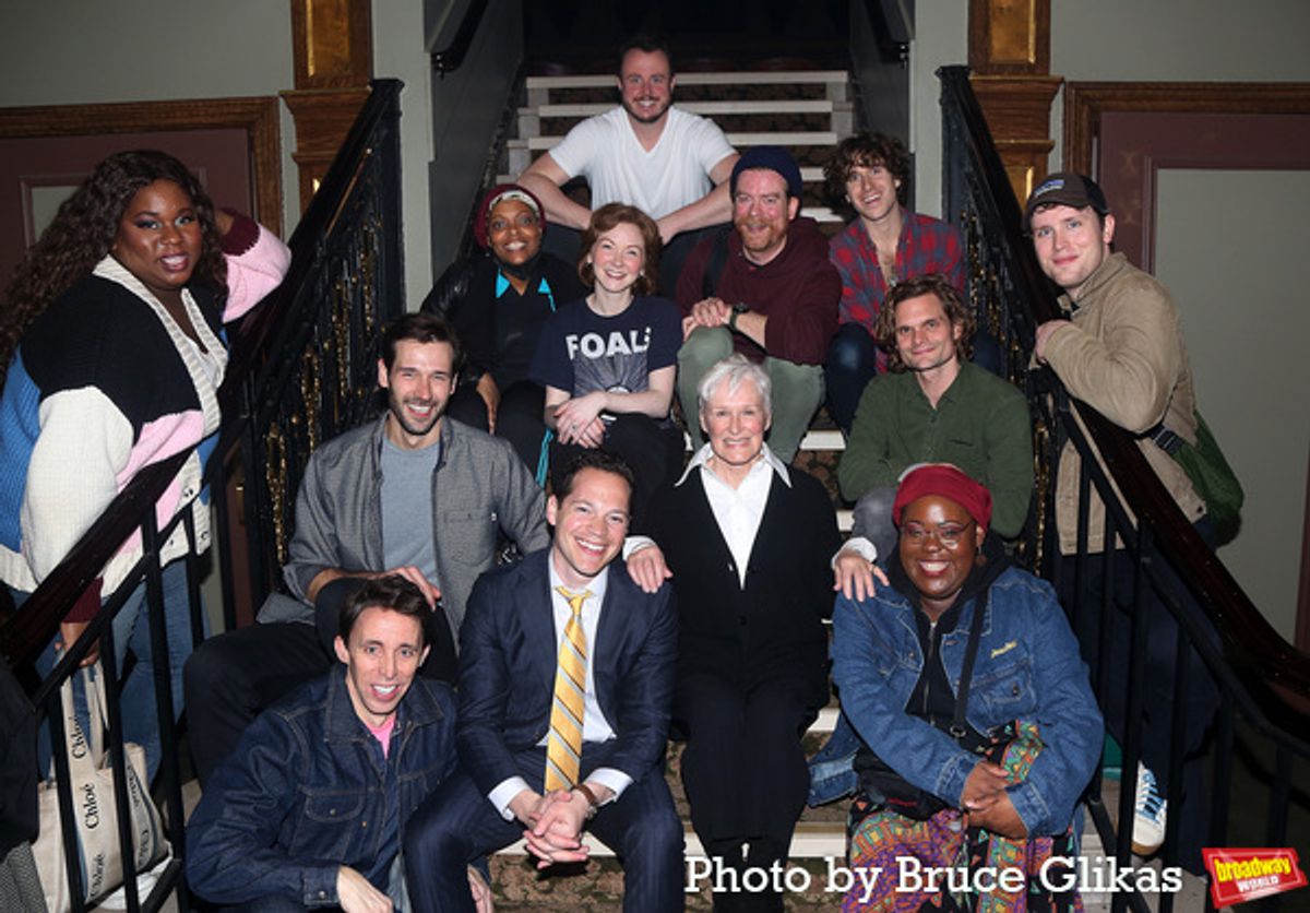 Glenn Close, Producer Mike Bosner & The Cast of 'Shucked!' at 