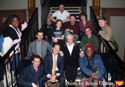 Glenn Close, Producer Mike Bosner & The Cast of "Shucked!" Photo