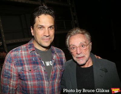 Will Swenson and Frankie Valli Photo