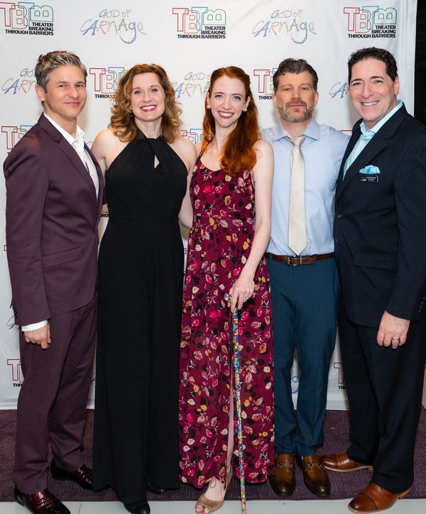 David Burtka, Christiane Noll, Carey Cox, Gabe Fazio and Nicholas Viselli Photo
