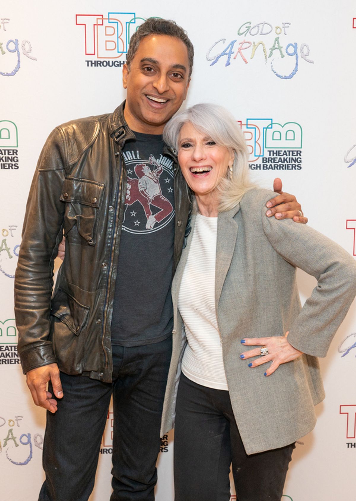 Manu Narayan and Jamie DeRoy at 