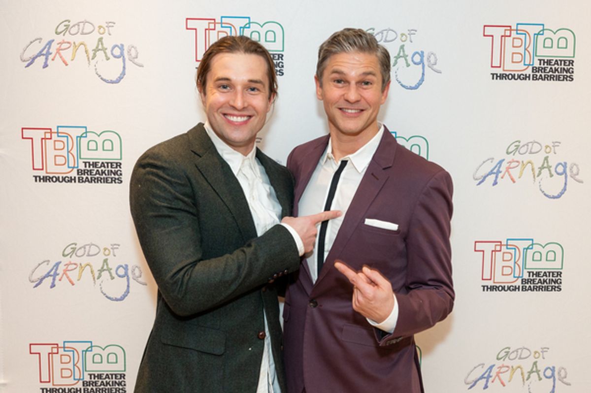 Paul McGill and David Burtka at 