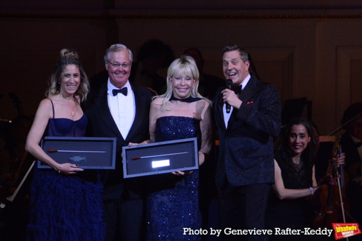 Honorees Tamara Alesi, Jim Read, Patty Read with Steven Reineke at 