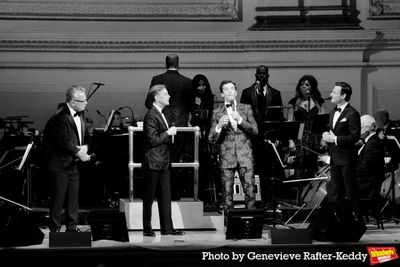 Billy Stritch, Jim Caruso, Michael Urie and Max Von Essen Photo