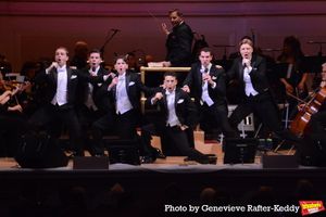 The Cast of Harmony that includes Sean Bell Steven Kelsey, Danny Kornfeld, Eric Peters, Zal Own and Blake Roman @ BroadwayWorld The Cast of Harmony that includes Sean Bell Steven Kelsey, Danny Kornfeld, Eric Peter Photo