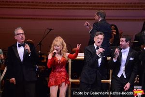 Billy Stritch, Charo, Jim Caruso and Zal Owen Photo