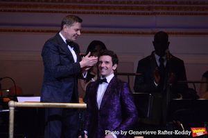 Steven Reineke and Michael Urie (CO-Host) @ BroadwayWorld Steven Reineke and Michael Urie (CO-Host) Photo
