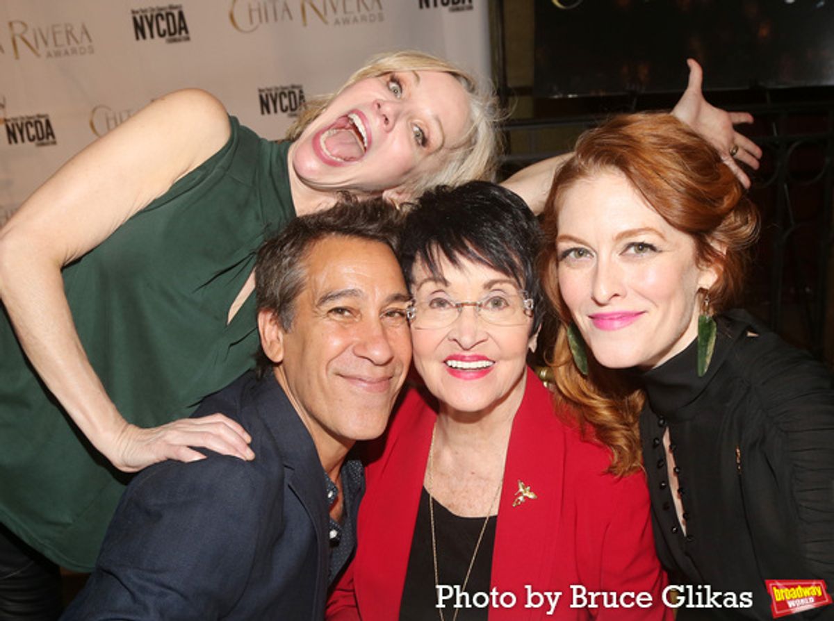 Charlotte d’Amboise, Robert Montano, Chita Rivera and Dylis Croman at 