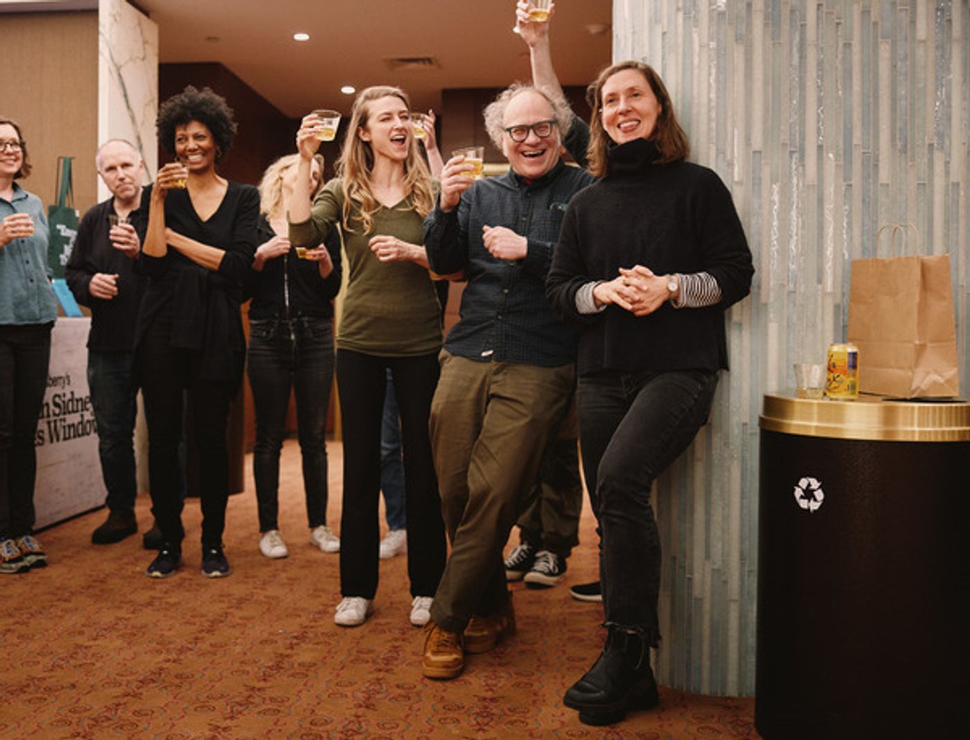 Photos: THE SIGN IN SIDNEY BRUSTEIN'S WINDOW Company Celebrates Their Two Tony Nominations!  Image